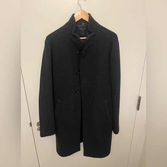 Bonobos Other - Bonobos Charcoal Grey Wool Topcoat 40 Regular Medium